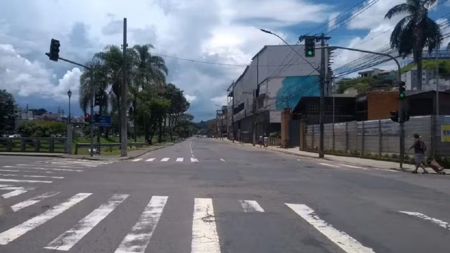 homem atropelado em Juiz de Fora