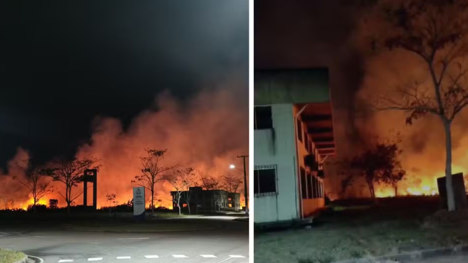 incêndio na UFPA em Castanhal