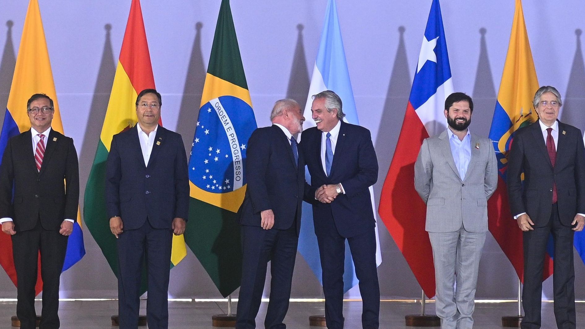 líderes latino-americanos parabenizam Lula