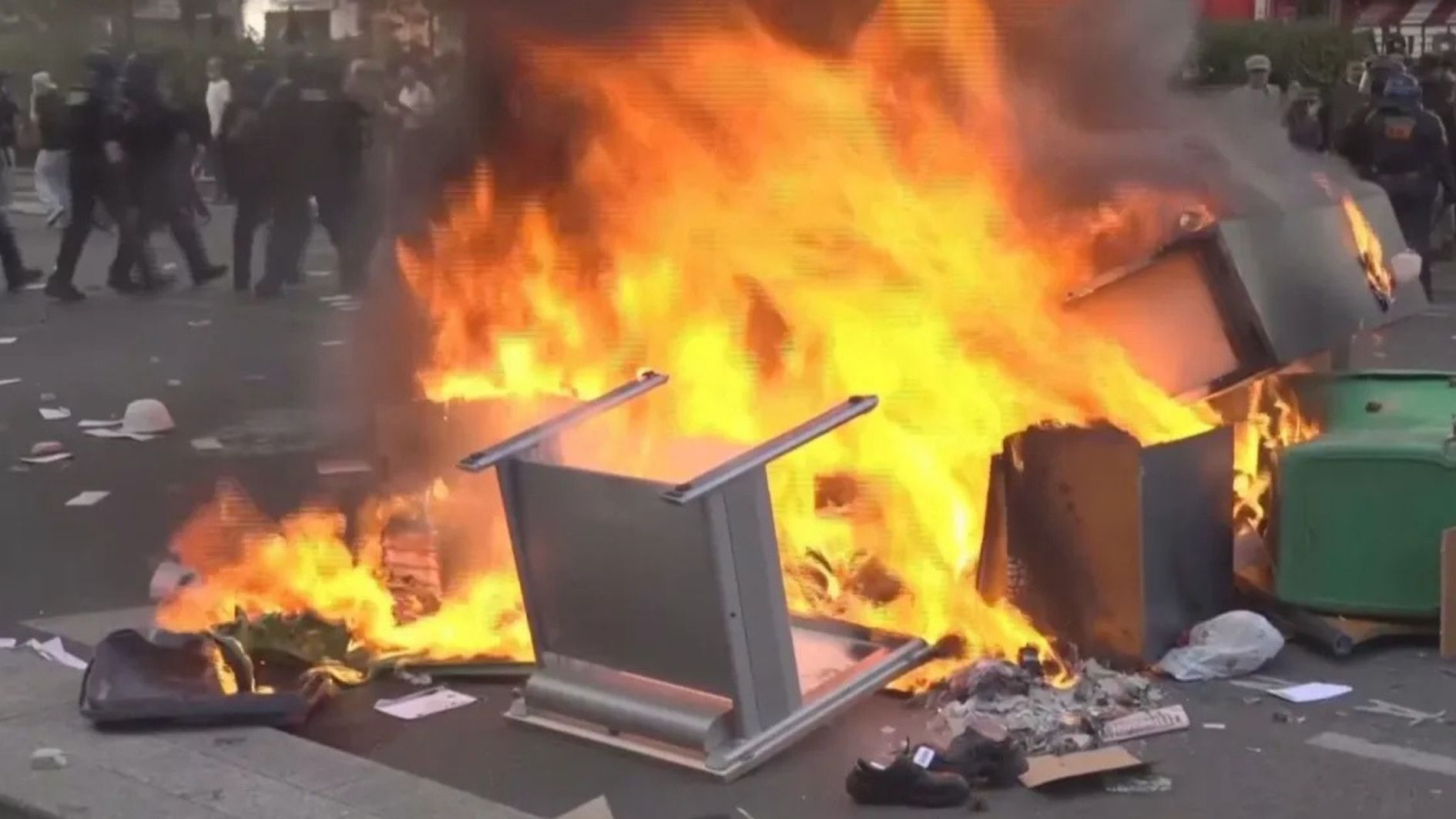 protestos violentos na França