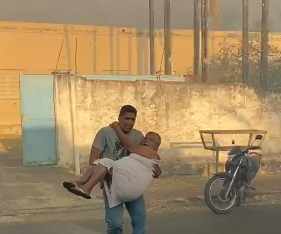 Incêndio próximo ao Abrigo Cristo Rei mobiliza resgate e força retirada de 29 idosos em Araguari