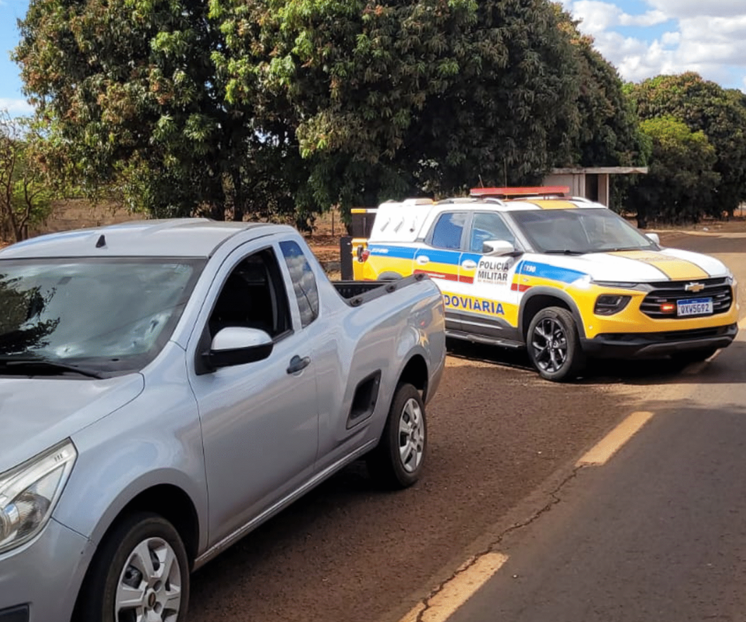 Polícia Militar Rodoviária recupera veículo roubado durante operação em Canápolis