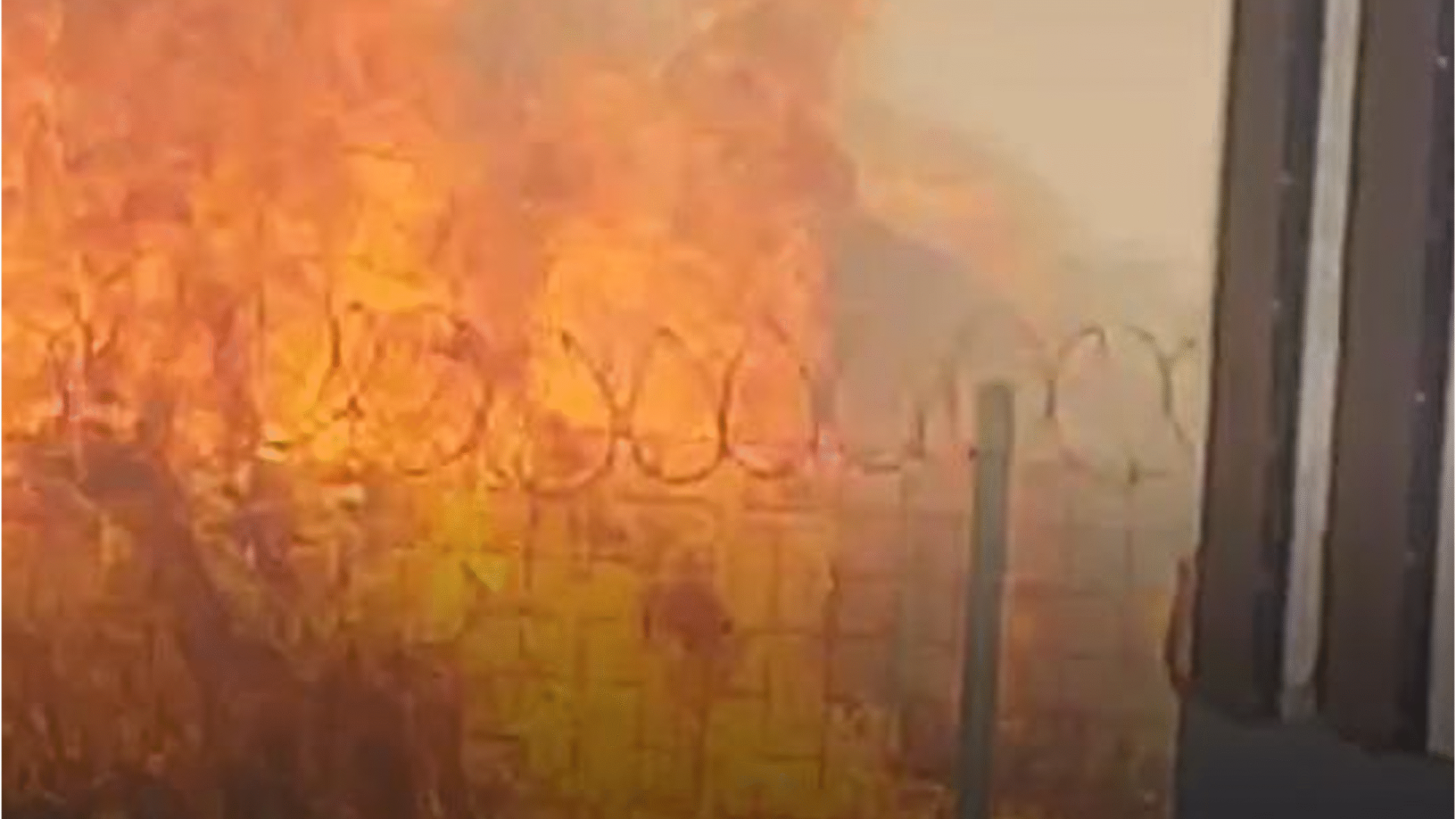 Fogo atinge área de mais de 6 hectares em Uberaba e gera grande volume de fumaça