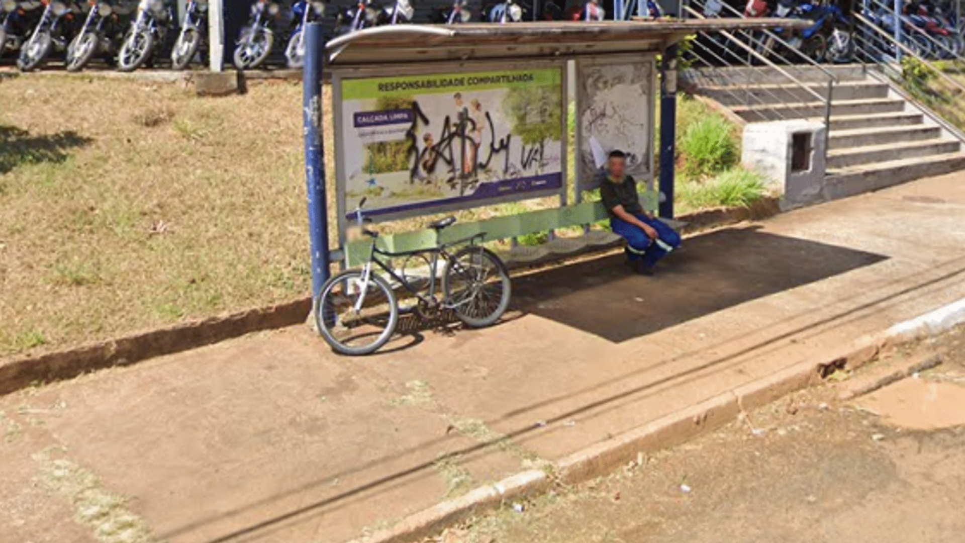 Uberaba conta atualmente com cerca de 550 pontos equipados com abrigos (imagem: Googlemaps)