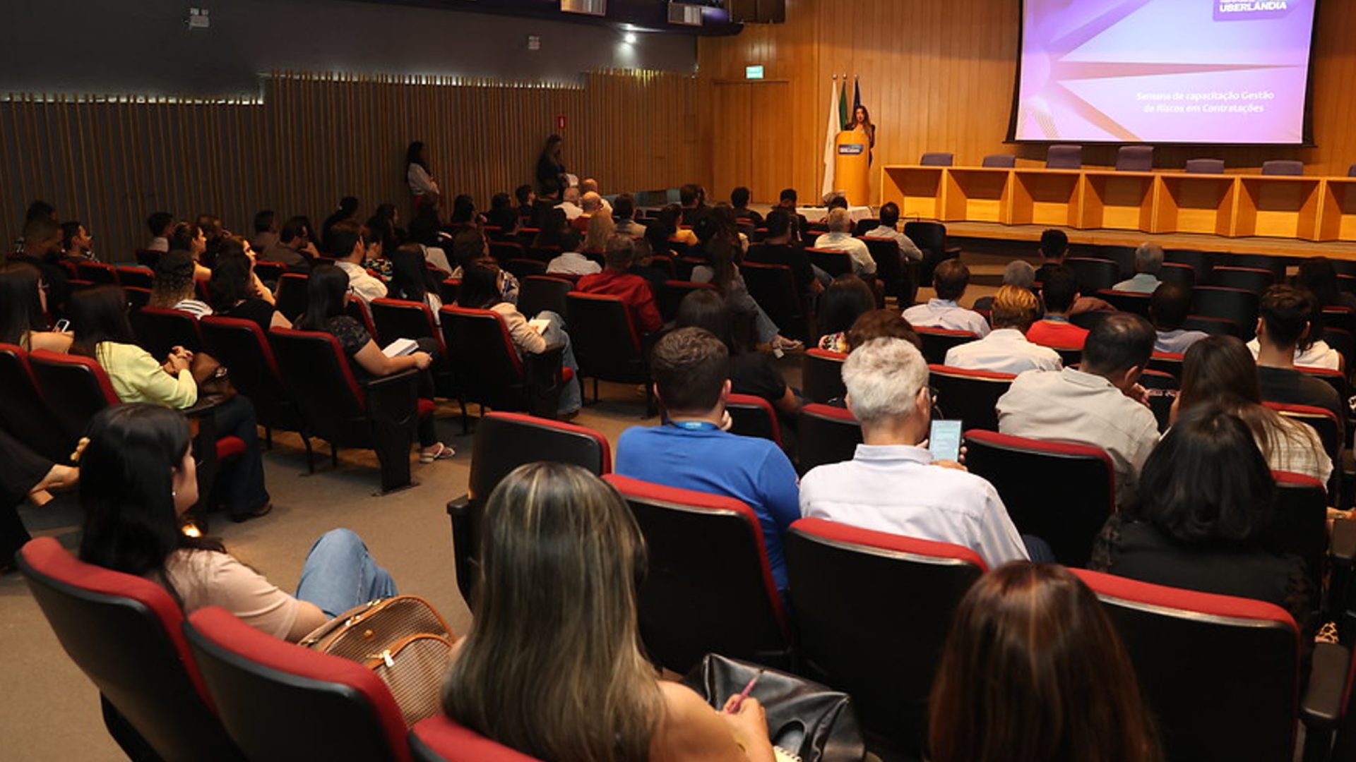 Uberaba leva boas práticas à Semana de Capacitação sobre Gestão de Riscos em Uberlândia (Danilo Henriques/Secom-PMUberlândia)