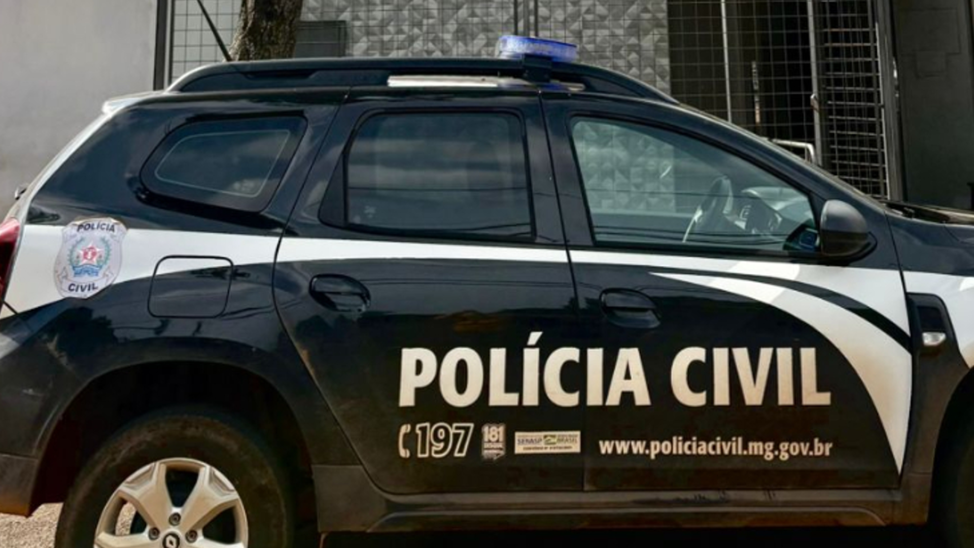 Viatura da Polícia Civil de Minas Gerais