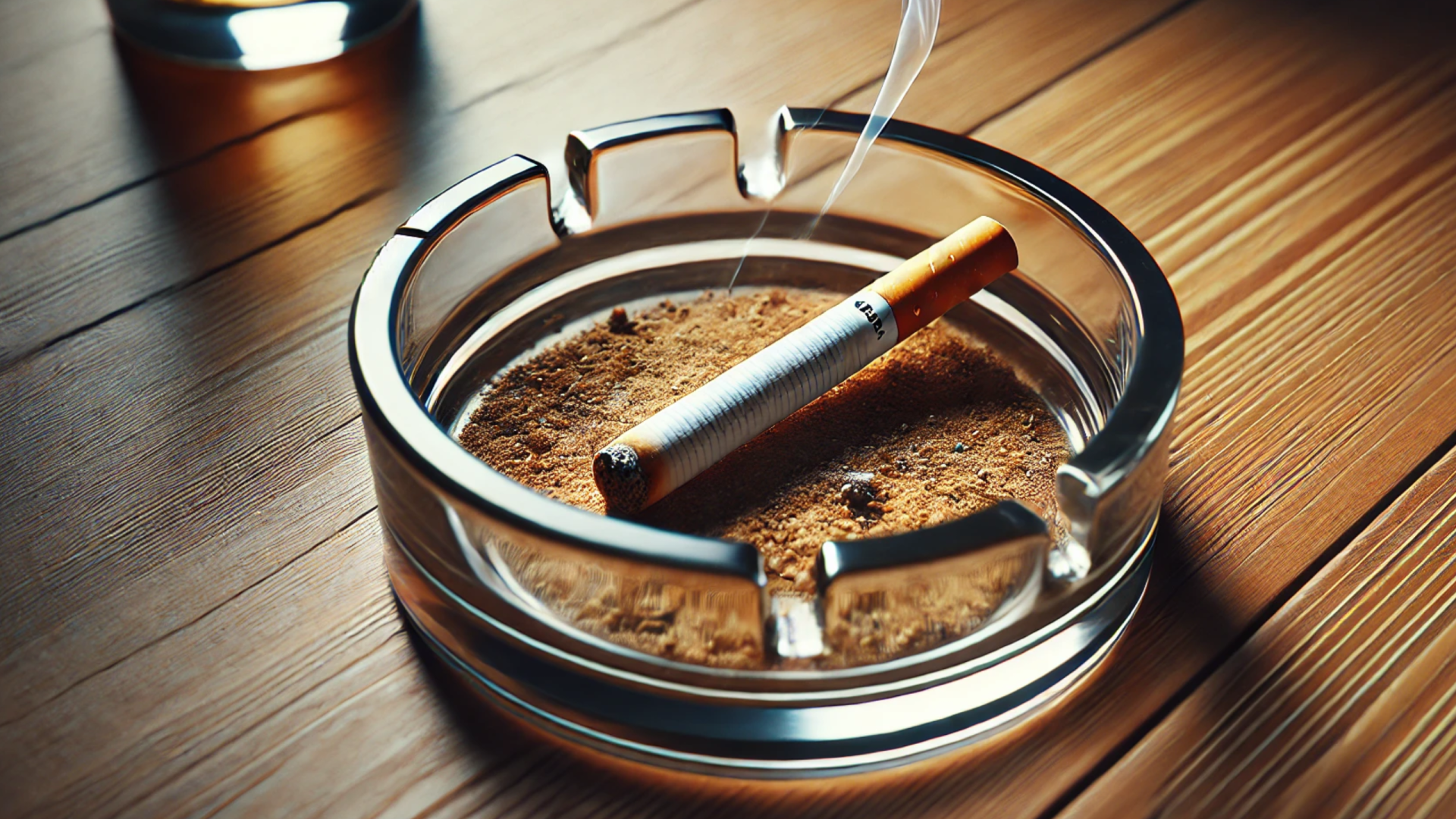 cigarro em cinzeiro