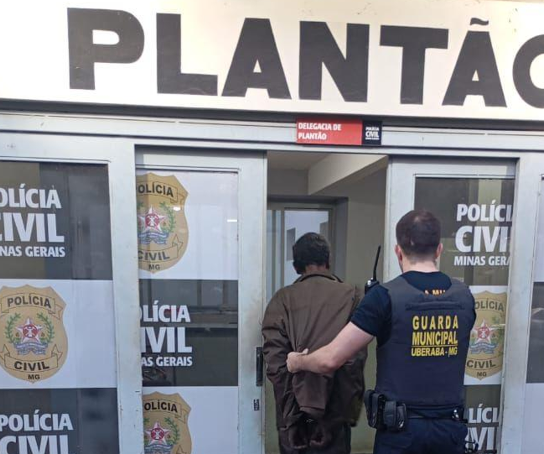 Guarda Civil Municipal uberaba prende homem que furtava estação de ônibus
