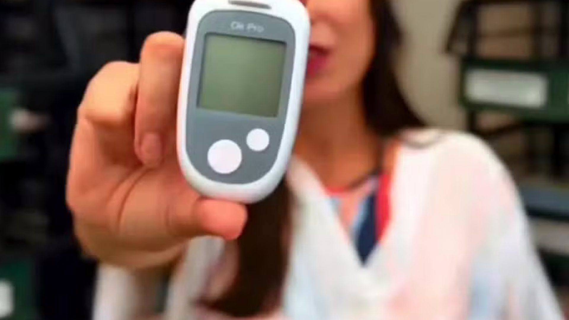 glicosímetro da marca OK Pro (Foto: Divulgação/Prefeitura de Pará de Minas)