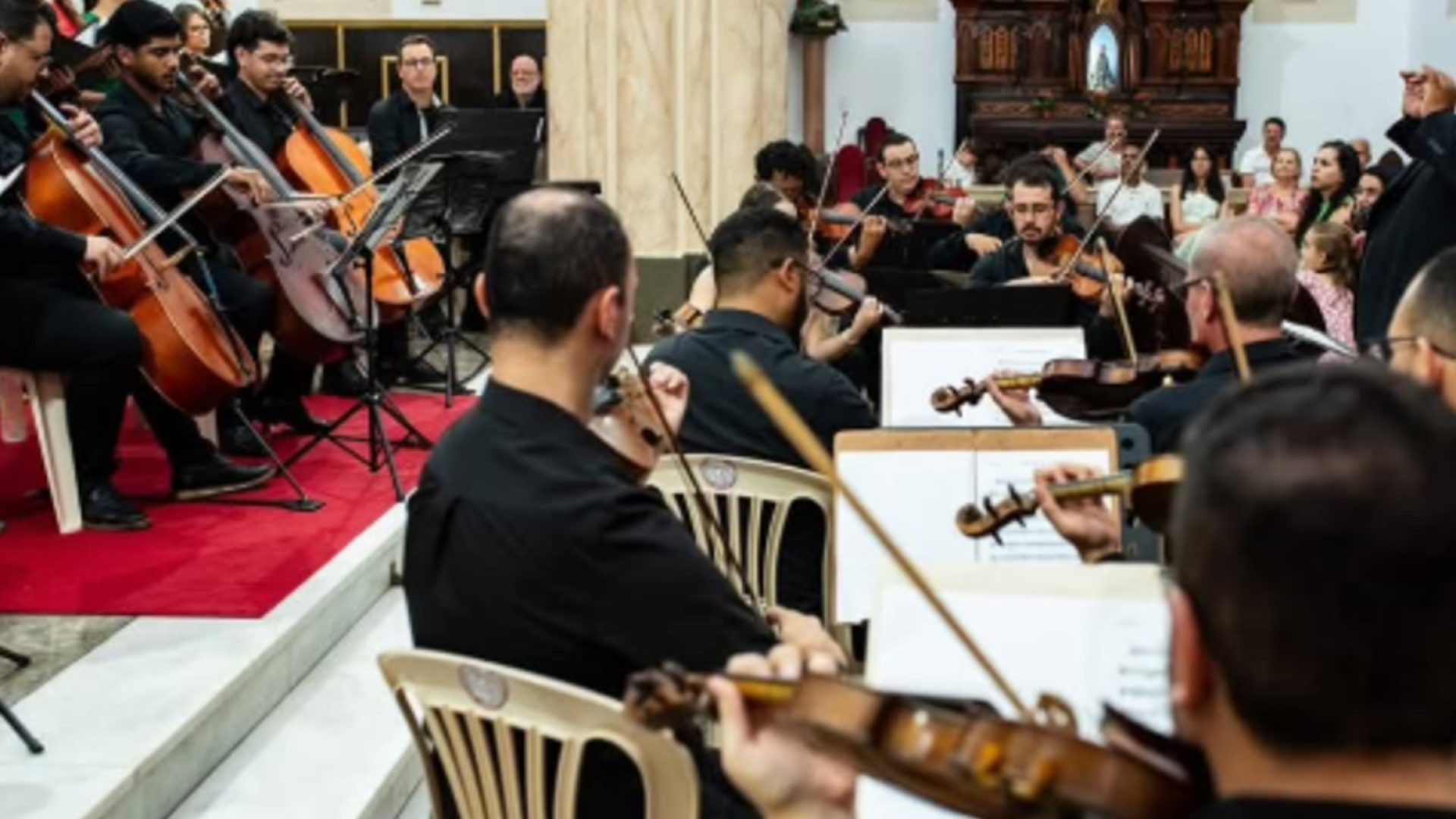 Evento gratuito terá regência de maestros convidados e repertório com clássicos de Vivaldi a Morricone (foto: divulgação/  redes sociais)