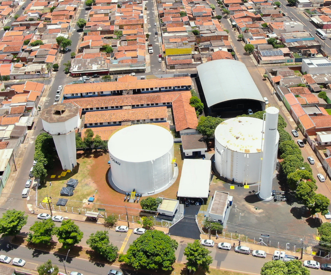 Centro de Reservação 11 da Codau no bairro Uberaba I