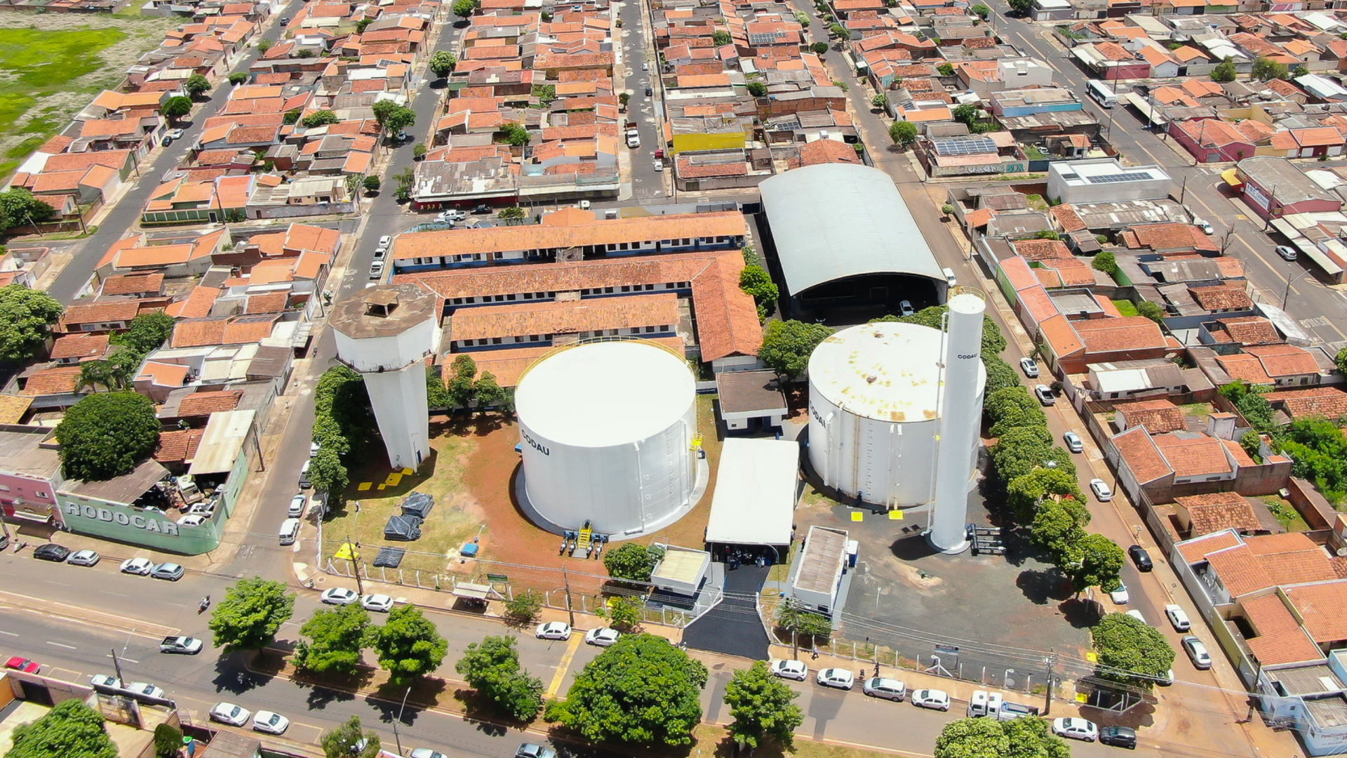 Centro de Reservação 11 da Codau no bairro Uberaba I