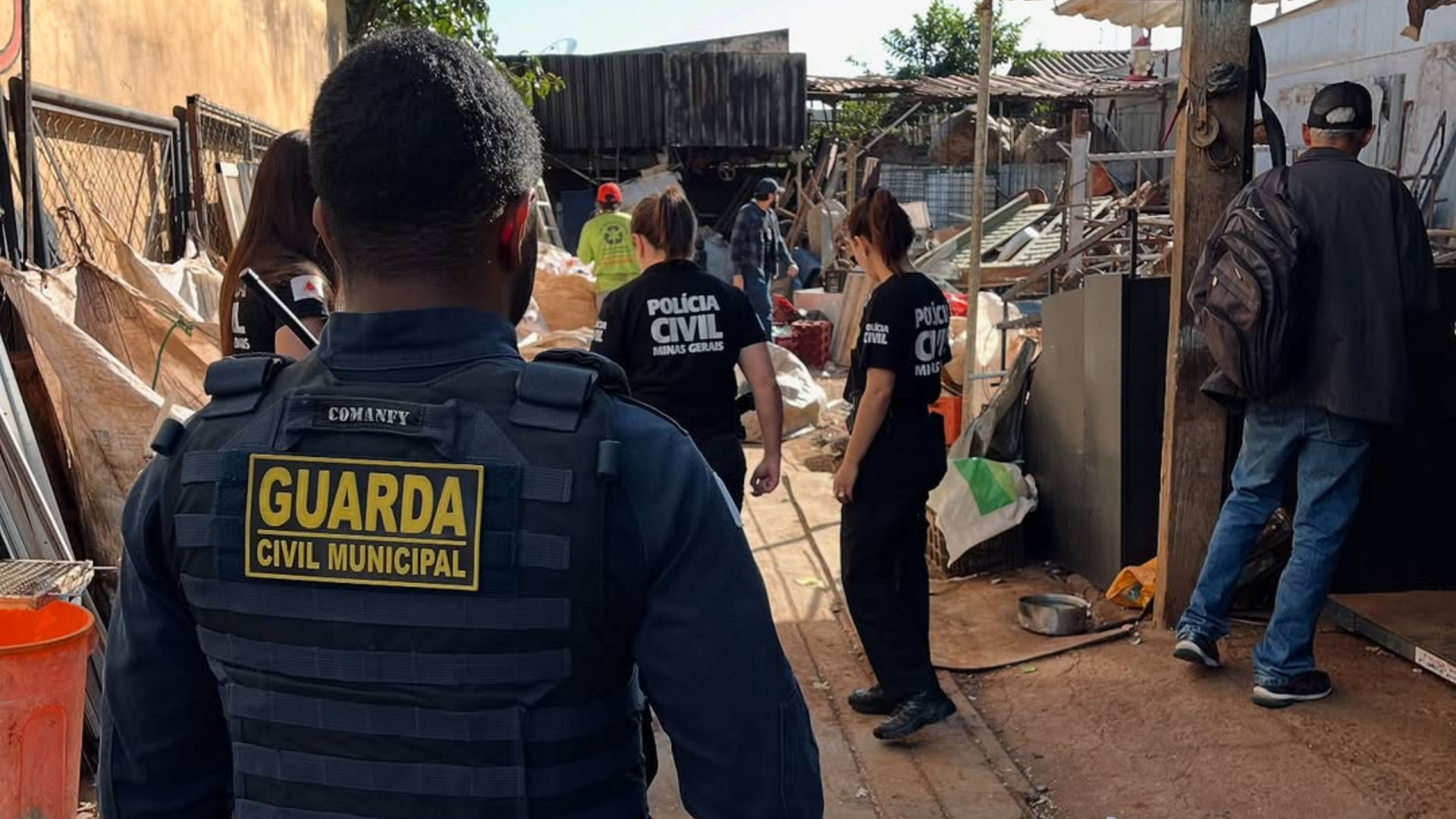 Guarda Civil Municipal de Uberaba em atividade