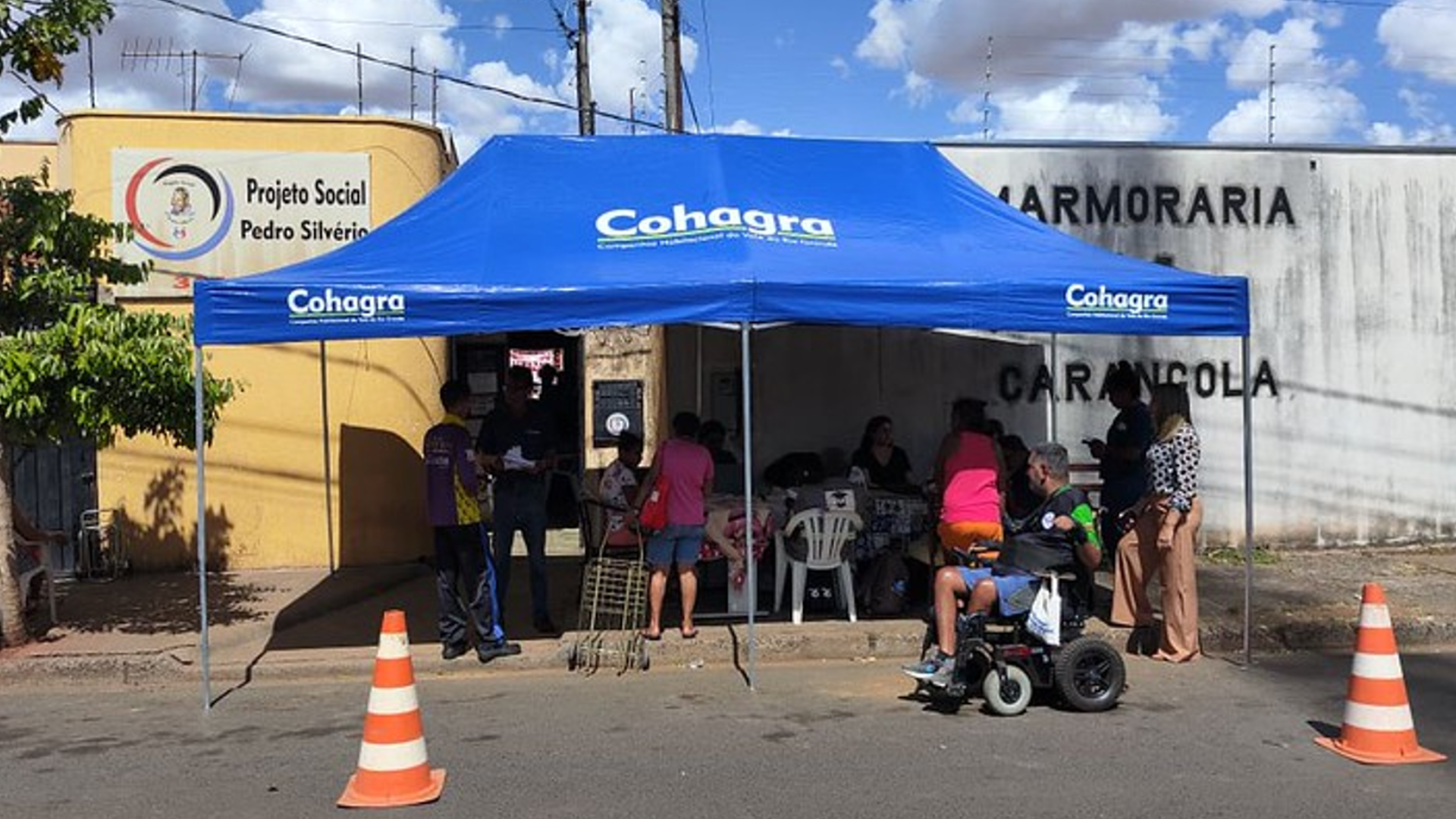 Evento reforça a presença da Cohagra nos bairros e aproxima a população dos serviços habitacionais oferecidos pela Prefeitura (Foto: divulgação/PMU)
