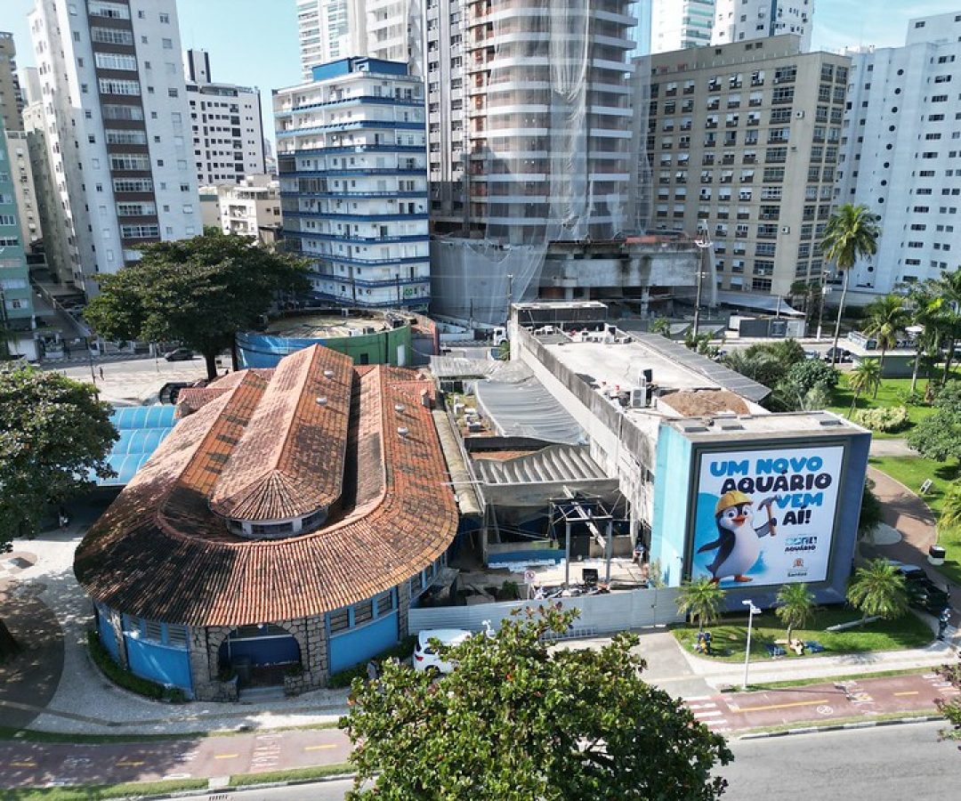 Após atrasos, revitalização do Aquário de Santos entra na reta final
