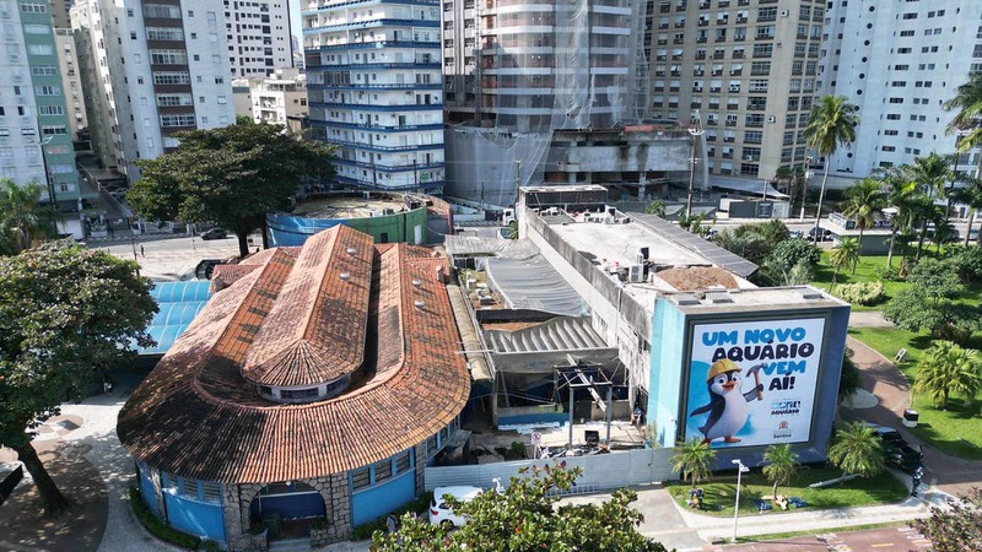 Após atrasos, revitalização do Aquário de Santos entra na reta final