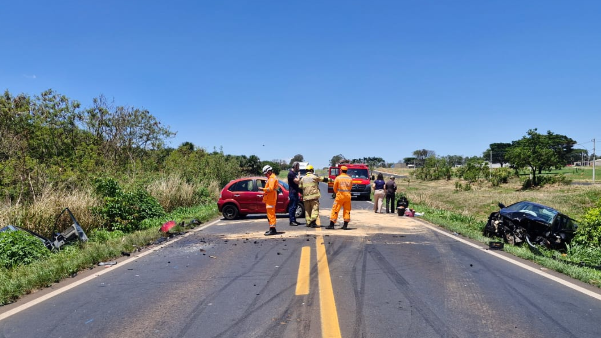 Acidente grave na MGC-497 em Uberlândia deixa um morto e dois feridos