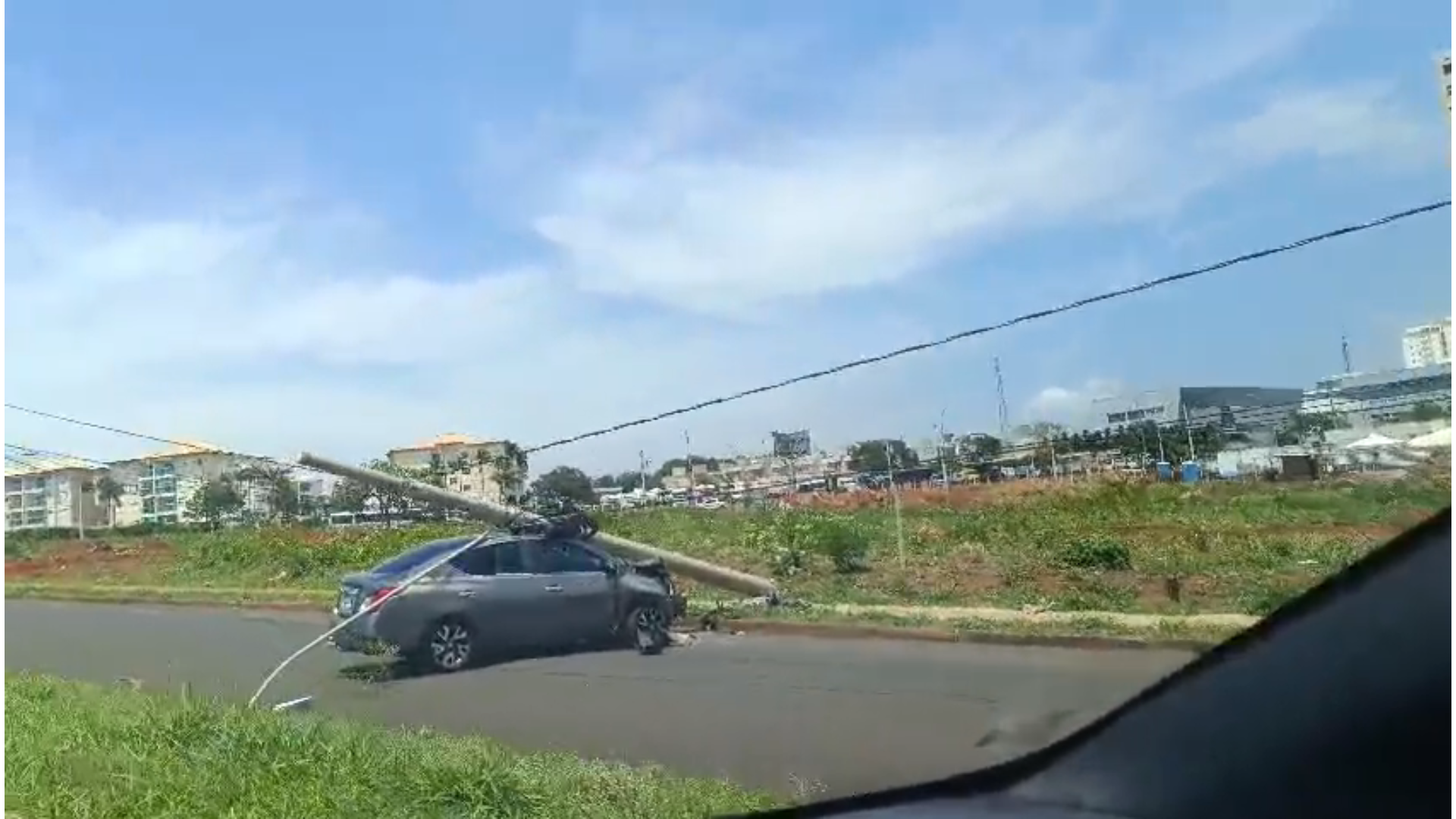 Acidente na Granja Marileusa em Uberlândia