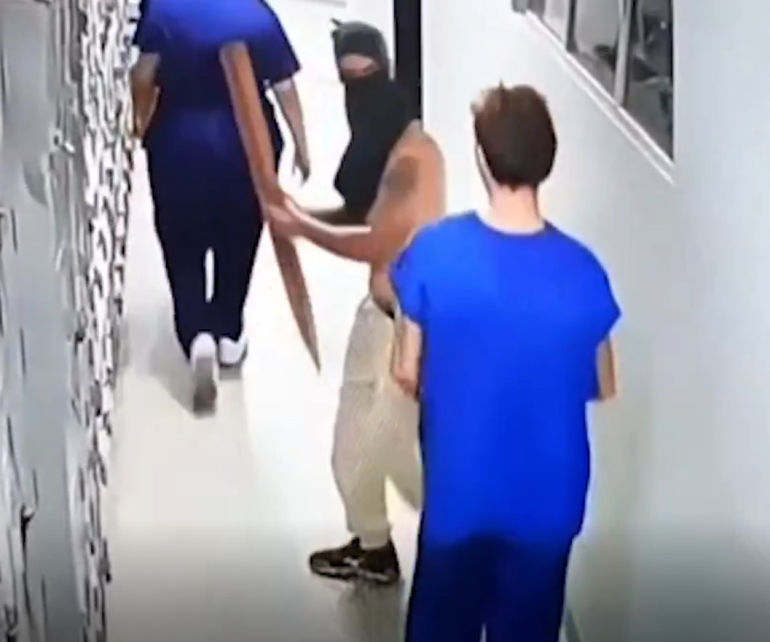 Homem armado com pedaço de madeira assalta funcionários no hospital veterinário da UFU, em Uberlândia (foto: reprodução/Redes Sociais)