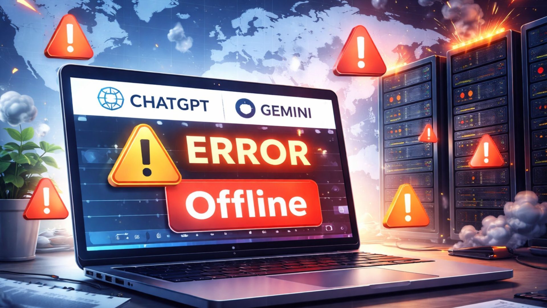 ChatGPT e Gemini sofrem instabilidade; entenda