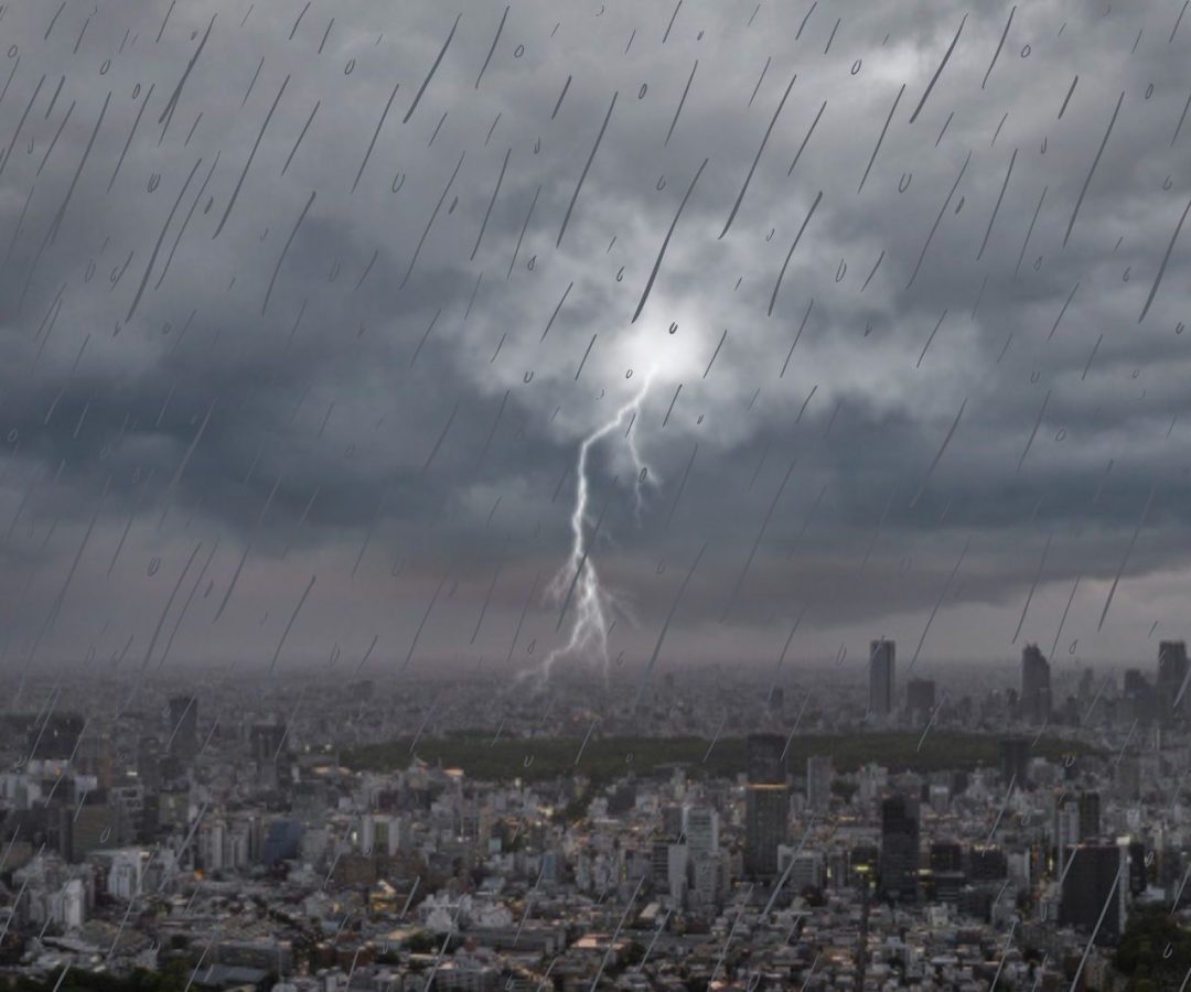 Chuva forte e frente fria derrubam temperaturas no Brasil