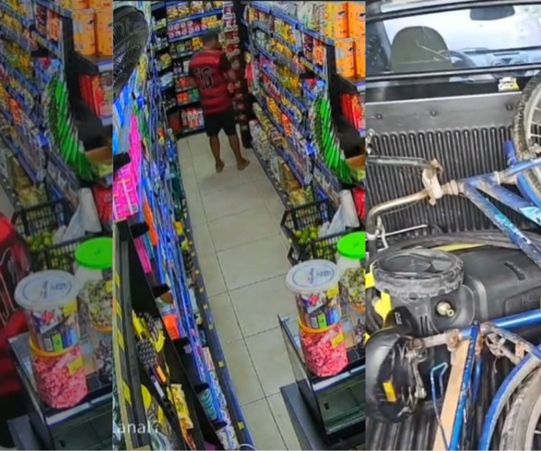 Comerciante do Guarujá relata furto em mercadinho e prende bicicleta do suspeito como garantia