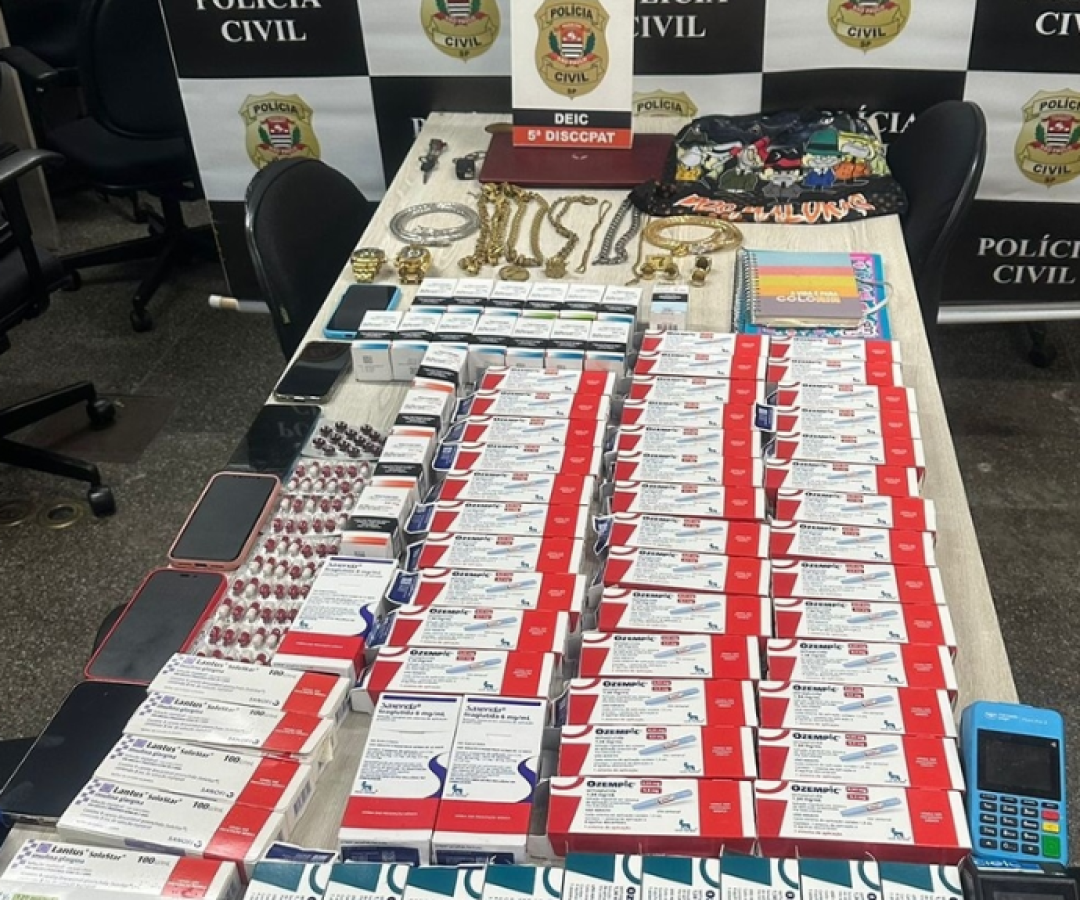 Quadrilha invade farmácia e rouba Ozempic