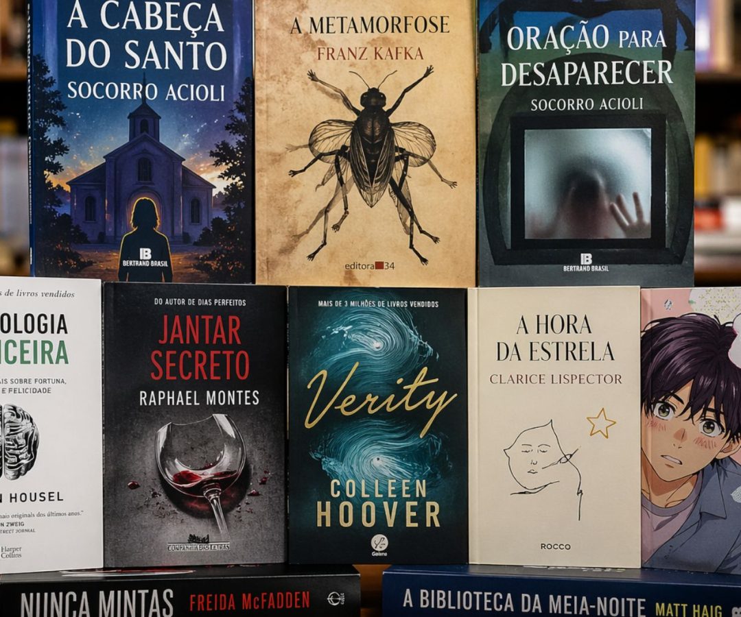 Dia Mundial do Livro os 10 mais vendidos em 2026