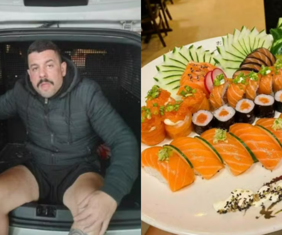 Dono de restaurante japonês é preso após furtar 4,3 kg de salmão em Guarujá