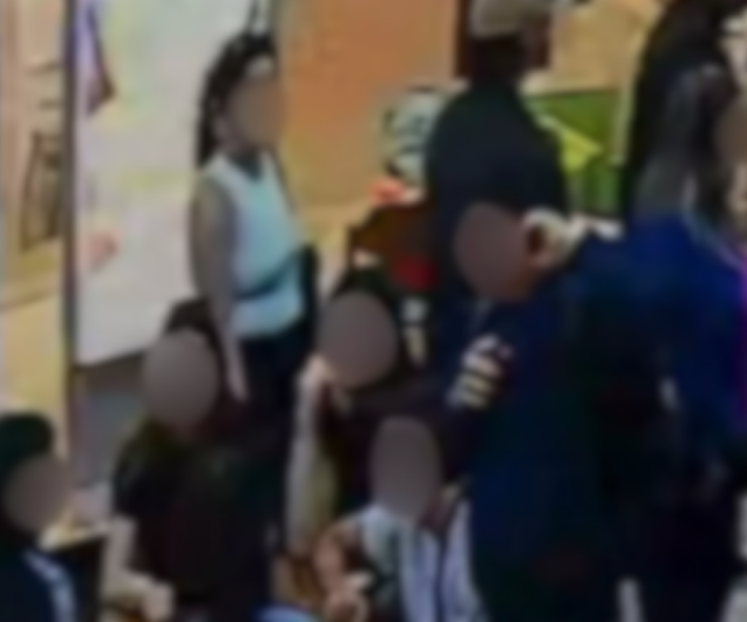 Golpe da distração: mulher furta bolsa enquanto comparsa conversa com família em shopping