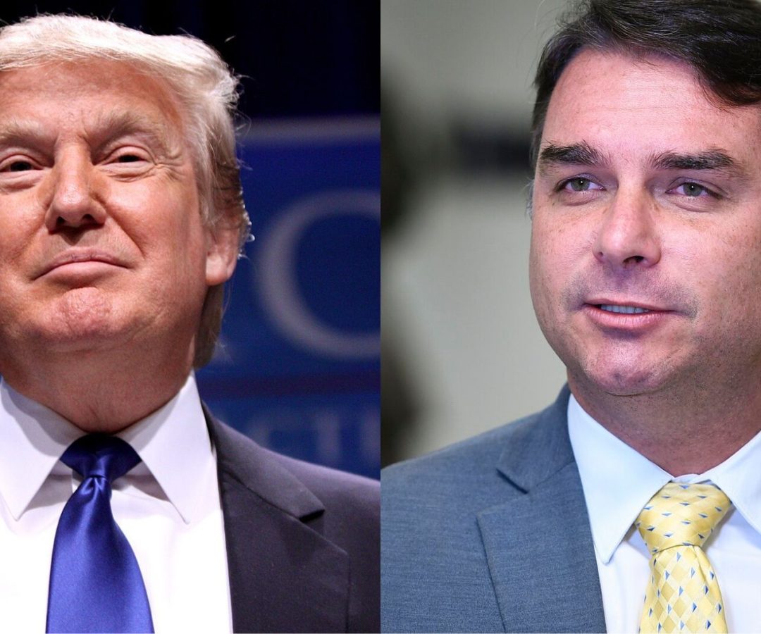 Flávio Bolsonaro Trump