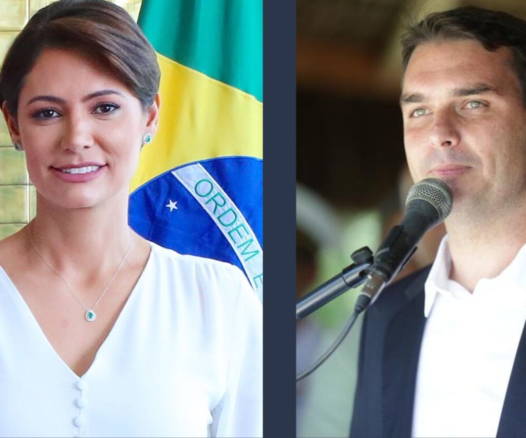 Flávio Bolsonaro avalia vice ligada a Michelle Bolsonaro