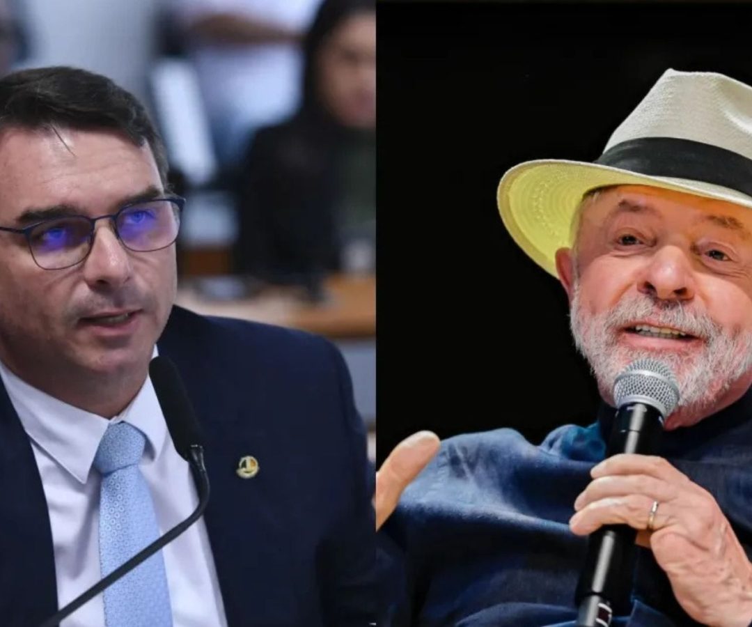 Flávio Bolsonaro e Lula