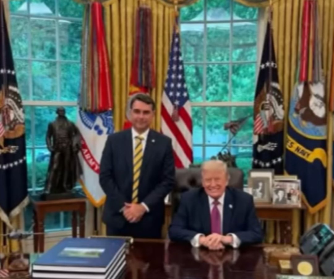 Flávio Bolsonaro Trump