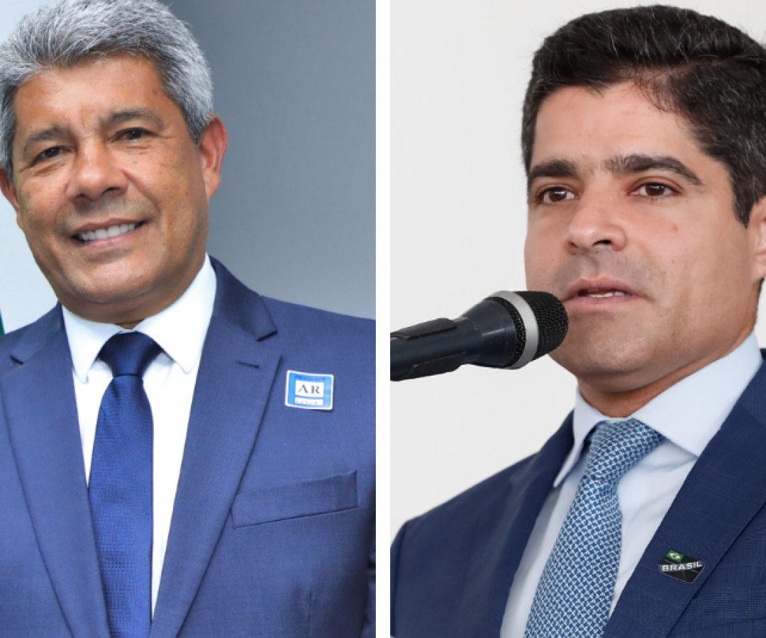 Jerônimo Rodrigues e ACM Neto disputam governo da Bahia Foto: Reprodução