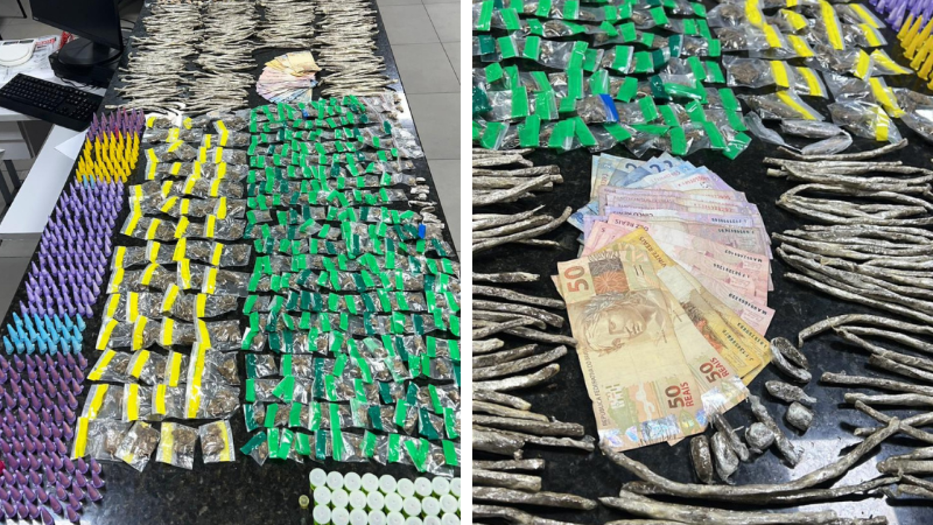 PM apreende crack, cocaína e maconha com menor em ponto de tráfico de Praia Grande