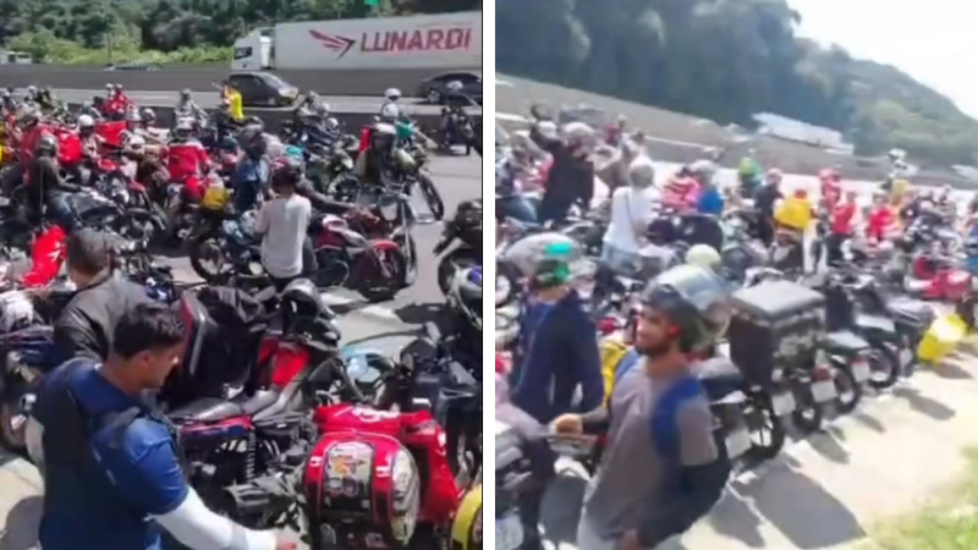 Motociclistas bloqueiam vias em SP e cobram aumento nas taxas de entrega