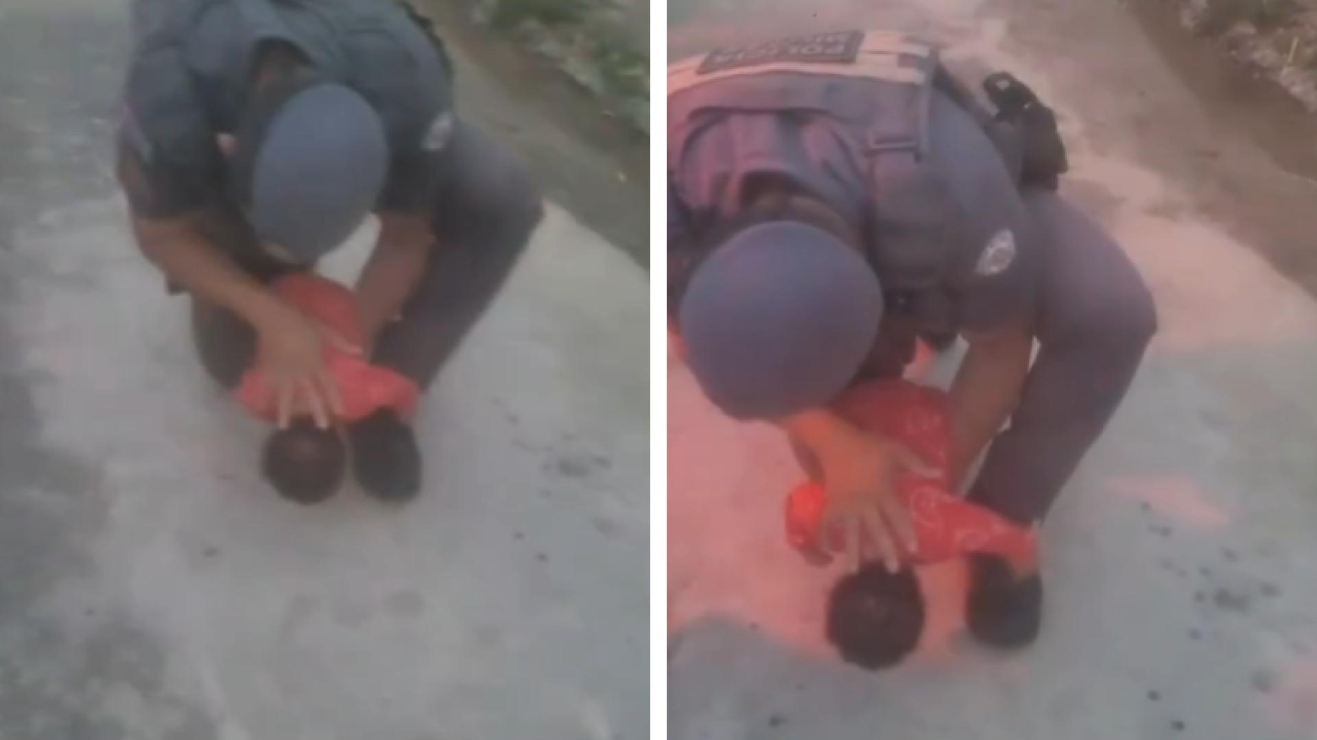 Policiais salvam bebê engasgada após atendimento de emergência em Caraguatatuba