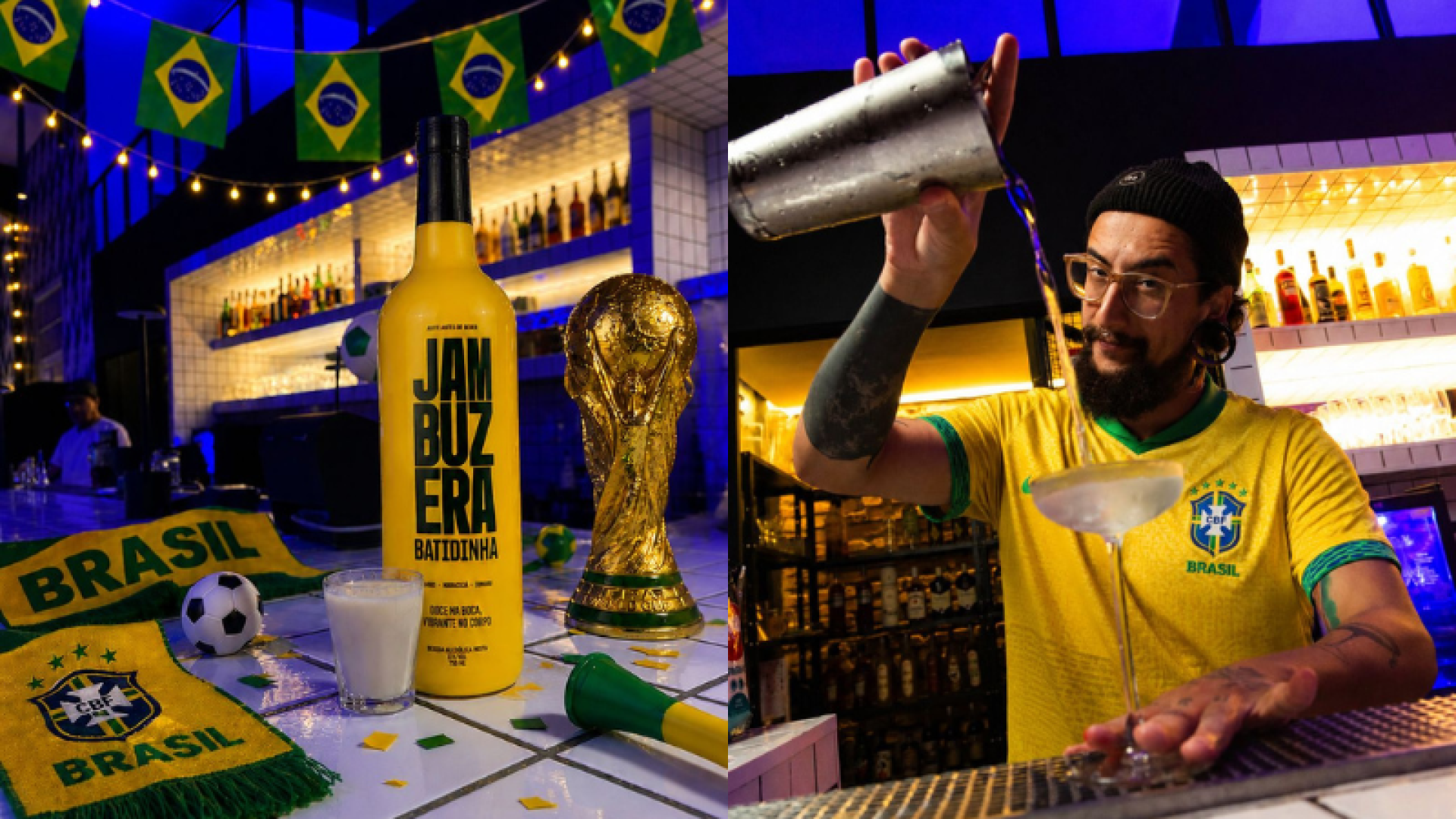 Bar em Santos dará shot gratuito a cada gol da Seleção durante a Copa