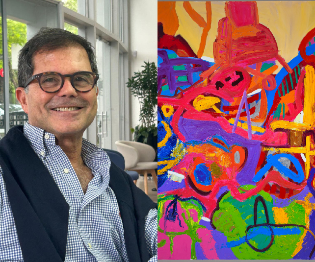 Exposição de Naji Ayoub na Pinacoteca de Santos: A pintura como experiência sensorial
