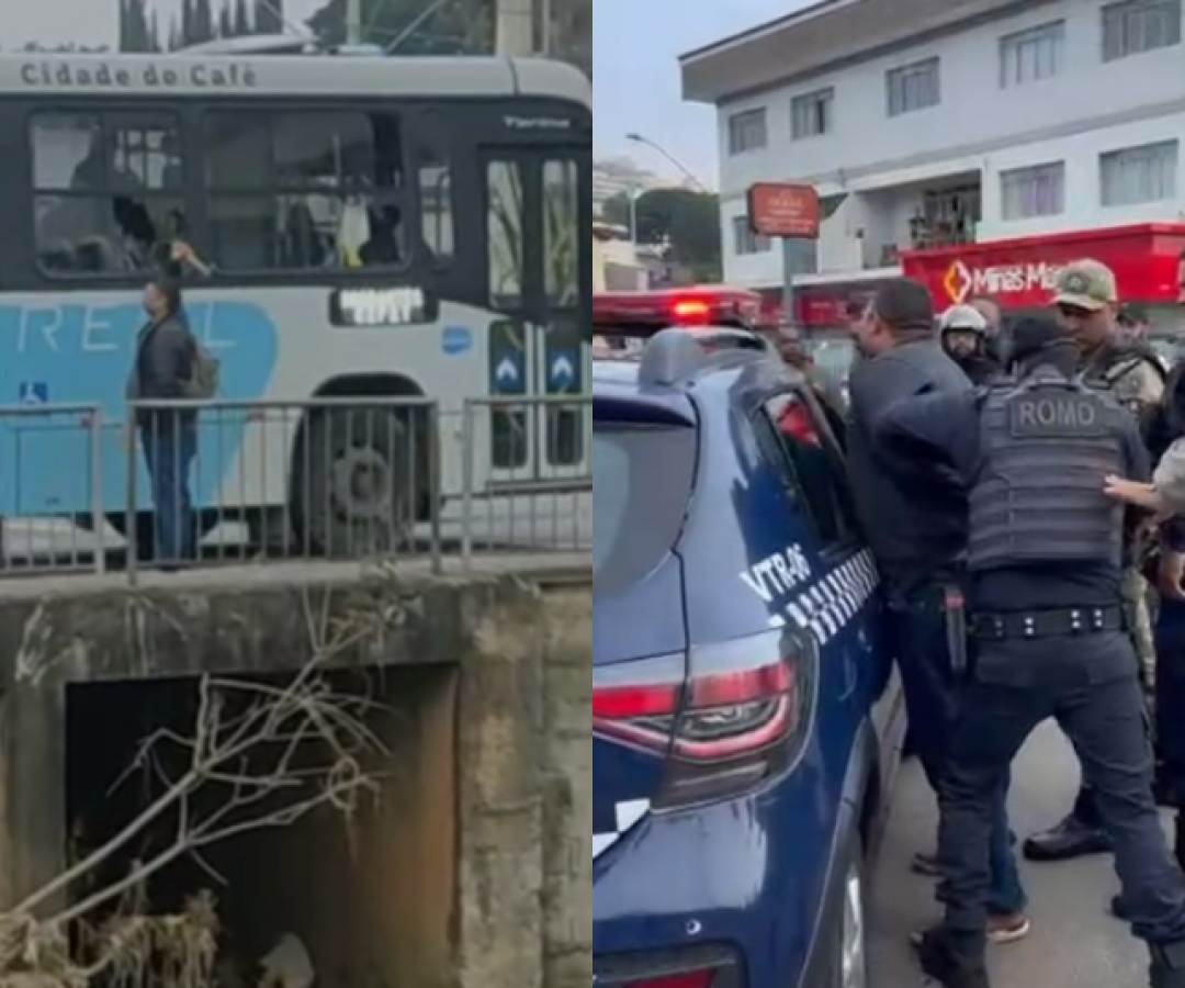 Homem quebra vidros de veículos com martelo em Varginha