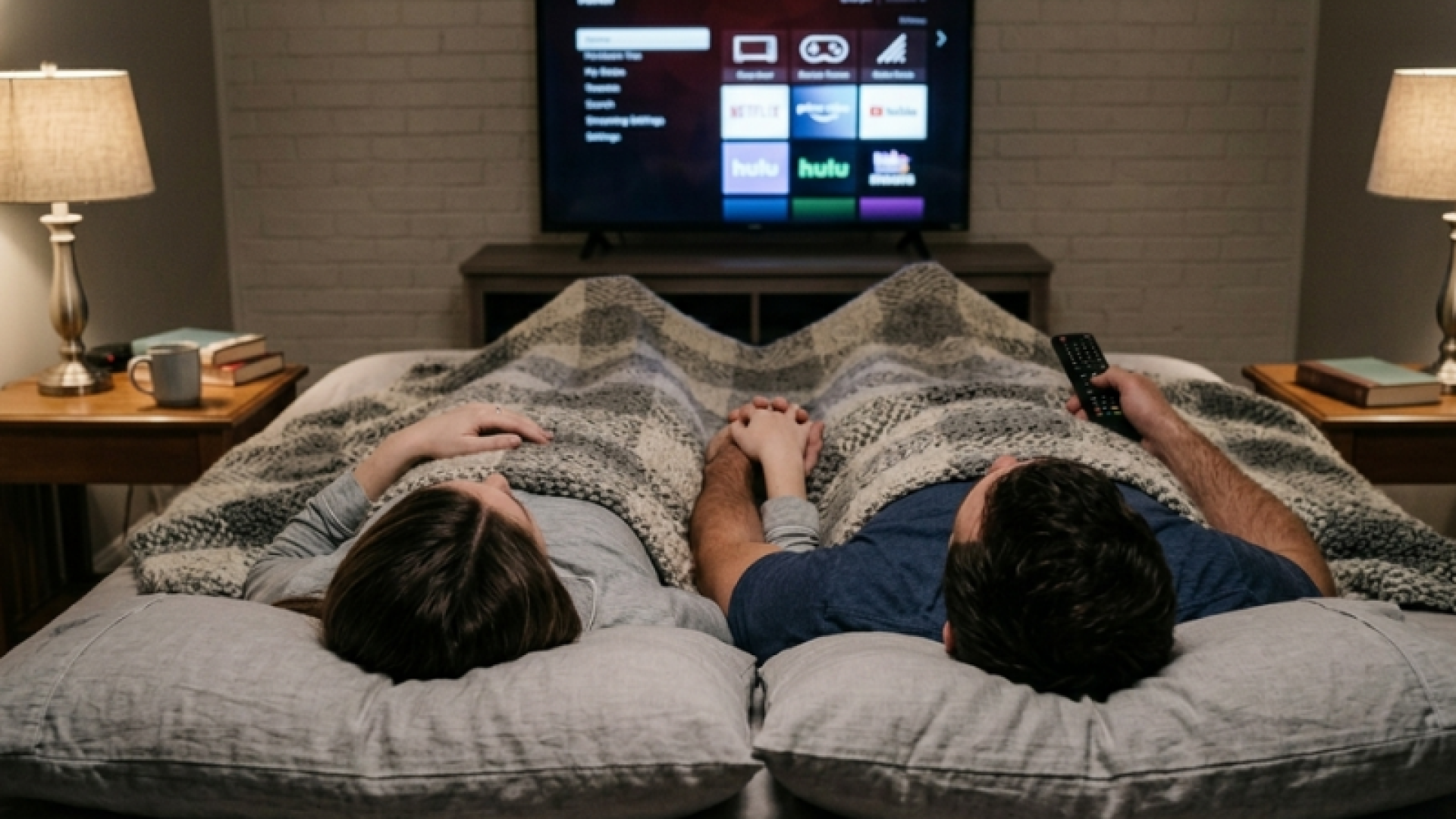 Imagem de Casal Deitado