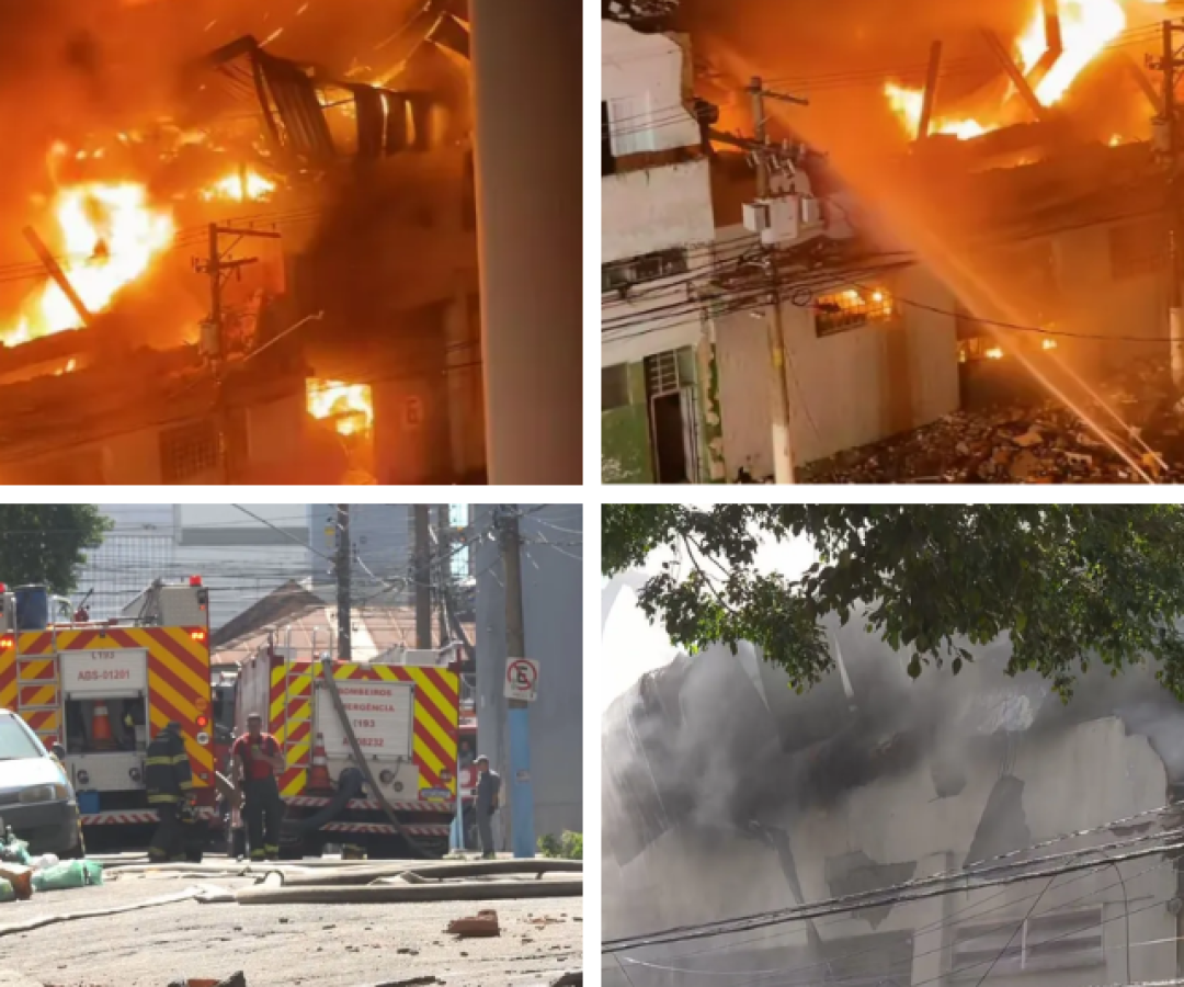 Incêndio no Brás ultrapassa 30 horas e mobiliza bombeiros em São Paulo