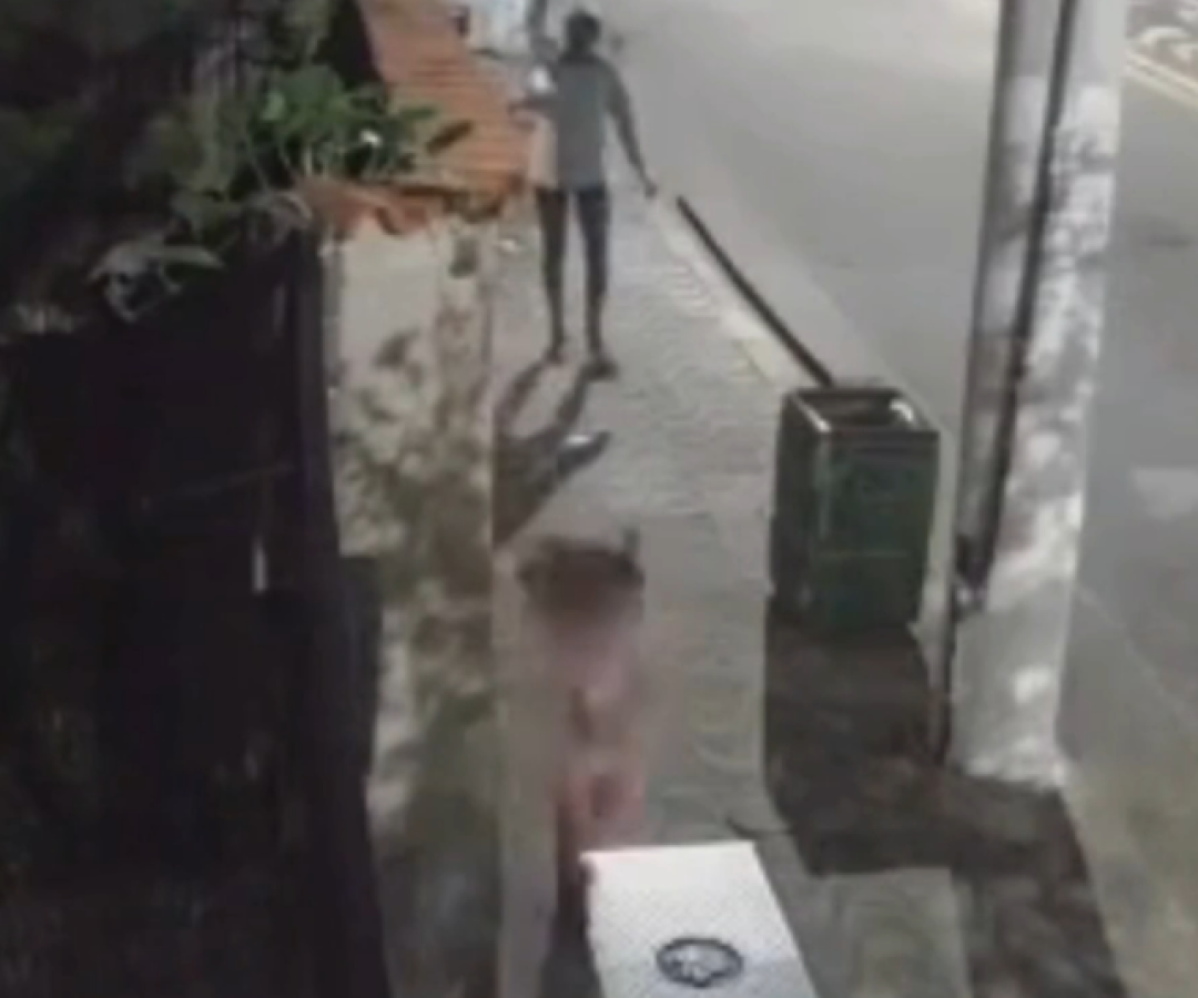 Cena de violência: Mulher dá tapas e puxa cabelo de menina em Santos