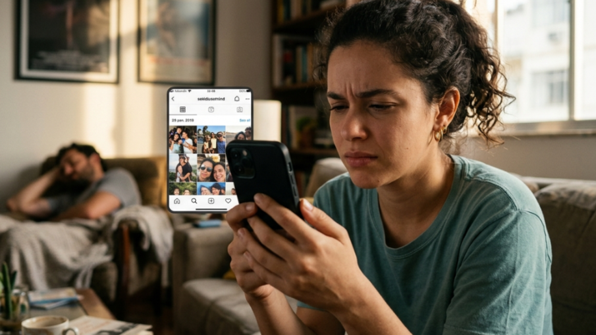 Obsessão pelo passado - Imagem gerada por IA