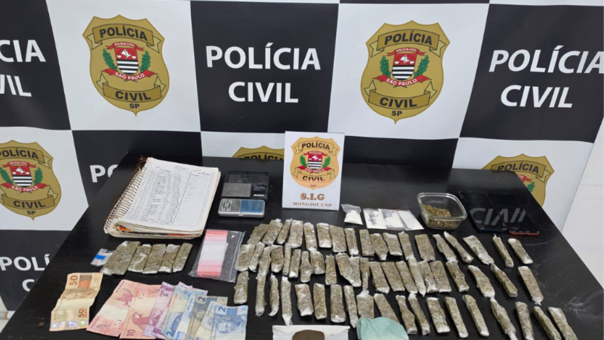 Polícia Civil prende homem com cocaína, maconha e Ice, em Mongaguá