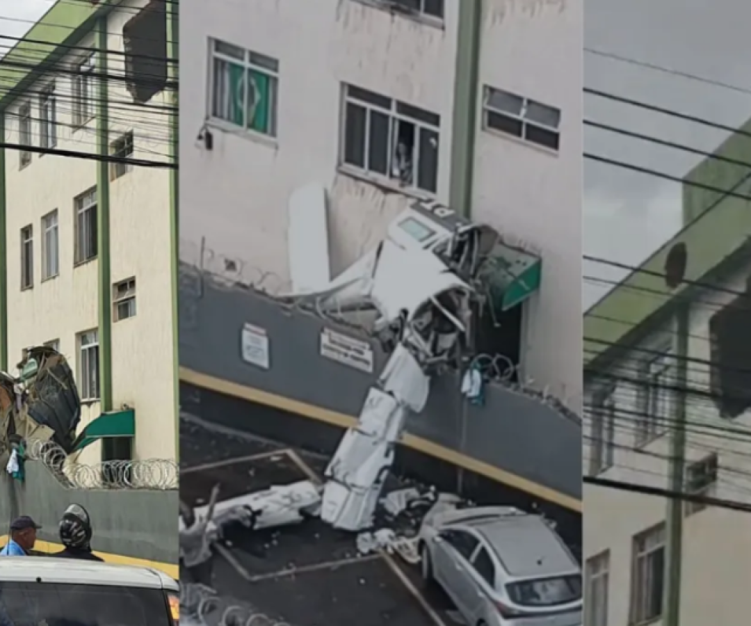 Avião cai e atinge prédio em Belo Horizonte; vítimas estão em estado grave