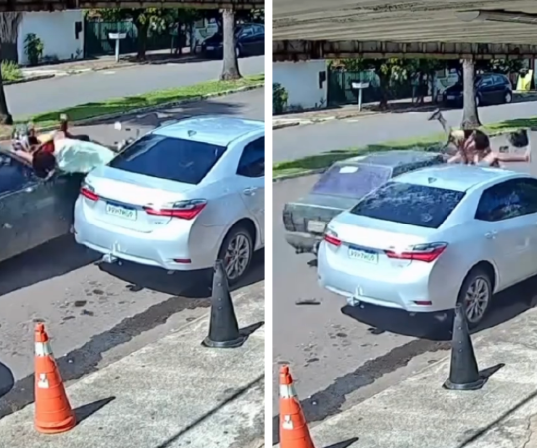 Carro em alta velocidade atropela duas pessoas em Anicuns e caso é investigado