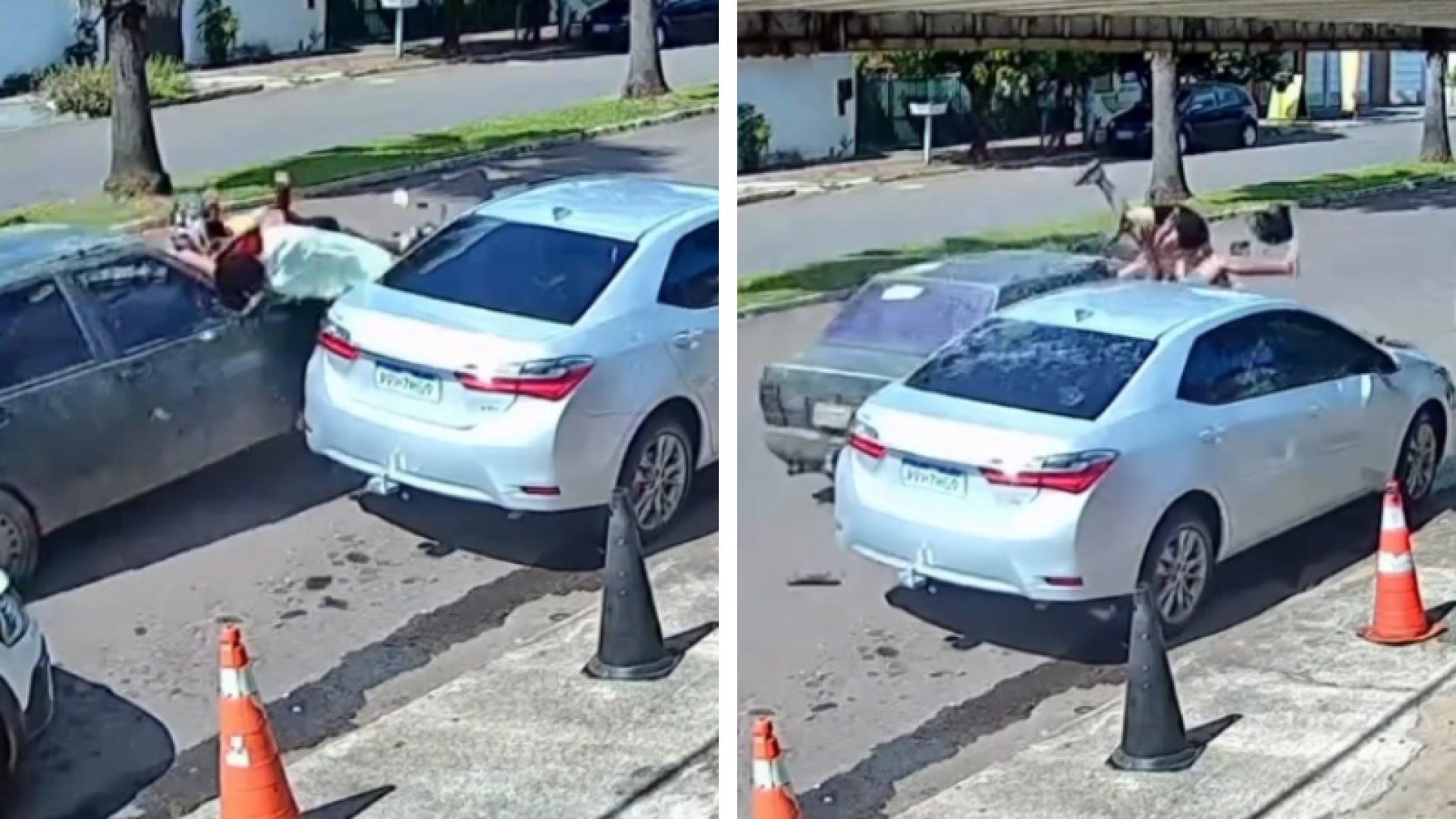 Carro em alta velocidade atropela duas pessoas em Anicuns e caso é investigado