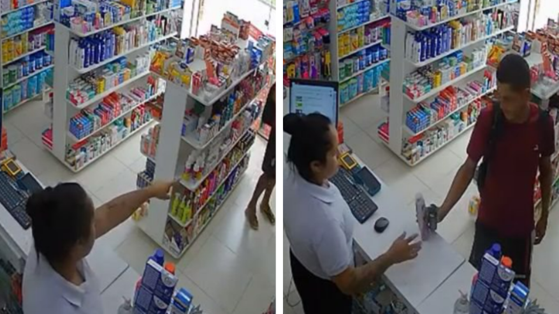 Atendente impede furto em farmácia em Guarapari com firmeza e ameaça: "Aqui é favela também!"